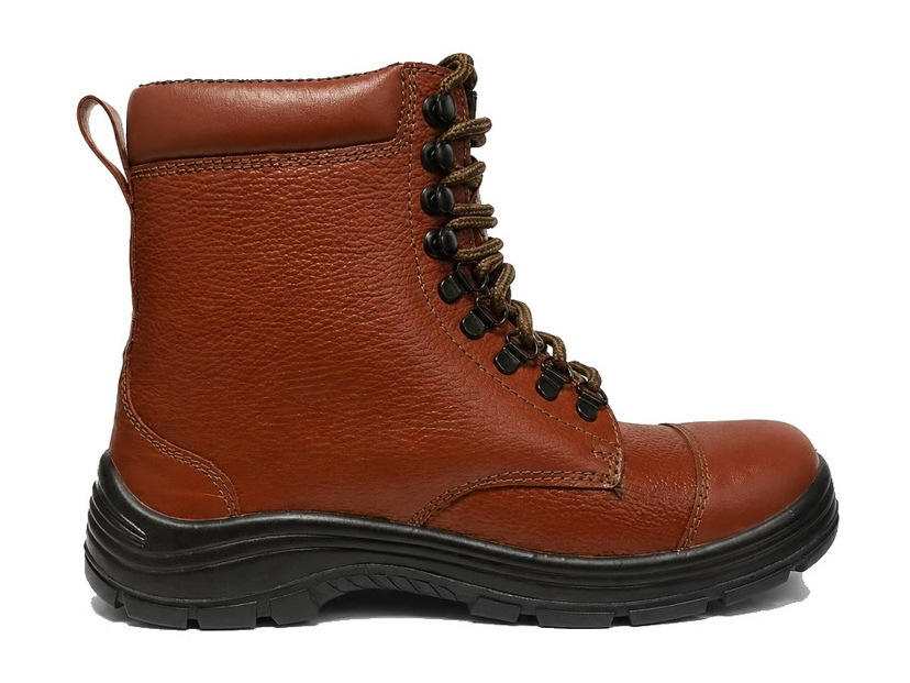 Tan military boot